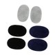 thumbnail image 3 of 3 pares de costuras oval codo / rodilla parches pantalones vaqueros reparan arte de costura apliques, 3 of 5