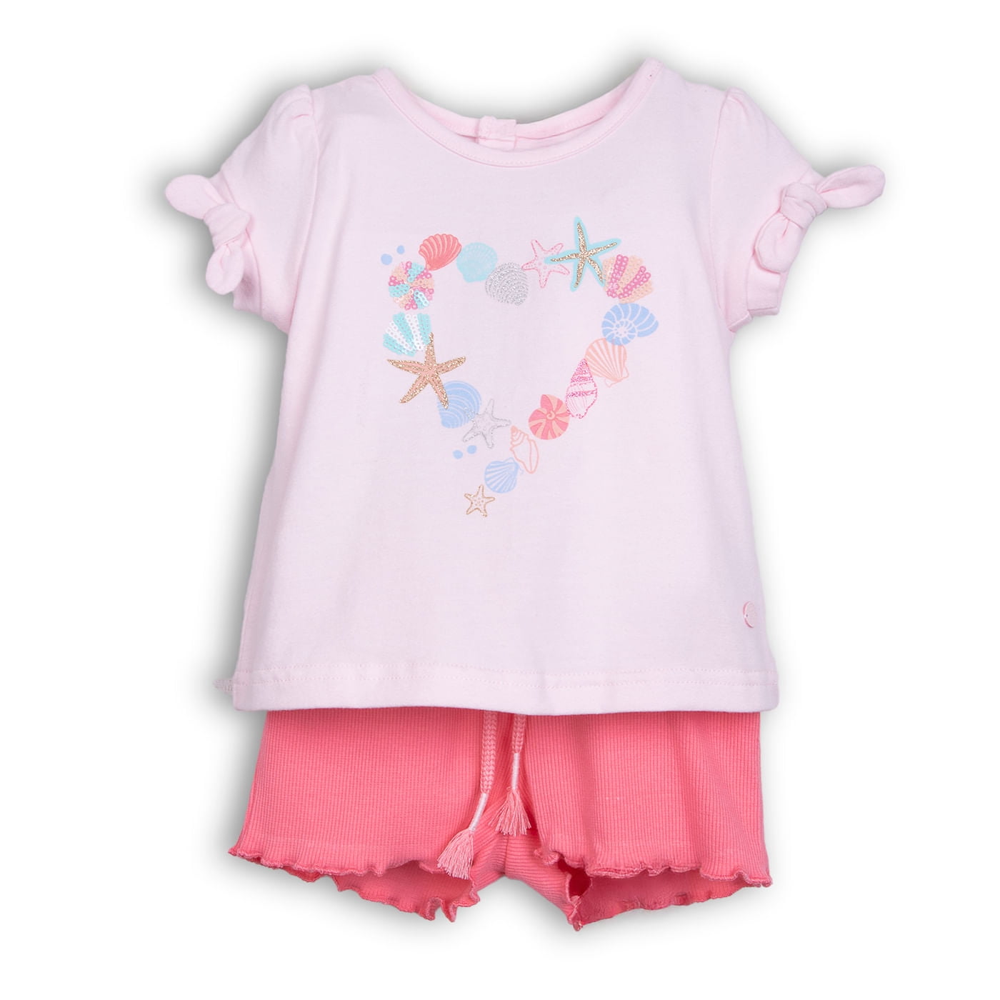 Conjunto Bebé Niña Rosado Pillin