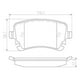 thumbnail image 2 of Pastillas Freno para auto Audi S4 2003-2005 Trasero, 2 of 3