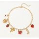 thumbnail image 2 of Cadena para mujer de charms dijes bañada en oro, 2 of 3
