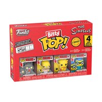 Funko Pop! Bitty Simpsons Paquete De 4 Mini Figuras De 2.3 Cm