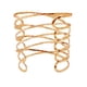 thumbnail image 3 of Brazalete De Moda Superior Ajustable Abierto Ahueca Hacia Fuera La Joyería De Oro, 3 of 3