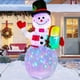 thumbnail image 1 of Muñeco de Nieve Inflable Aerowo 150 cm con Luces LED, 1 of 3