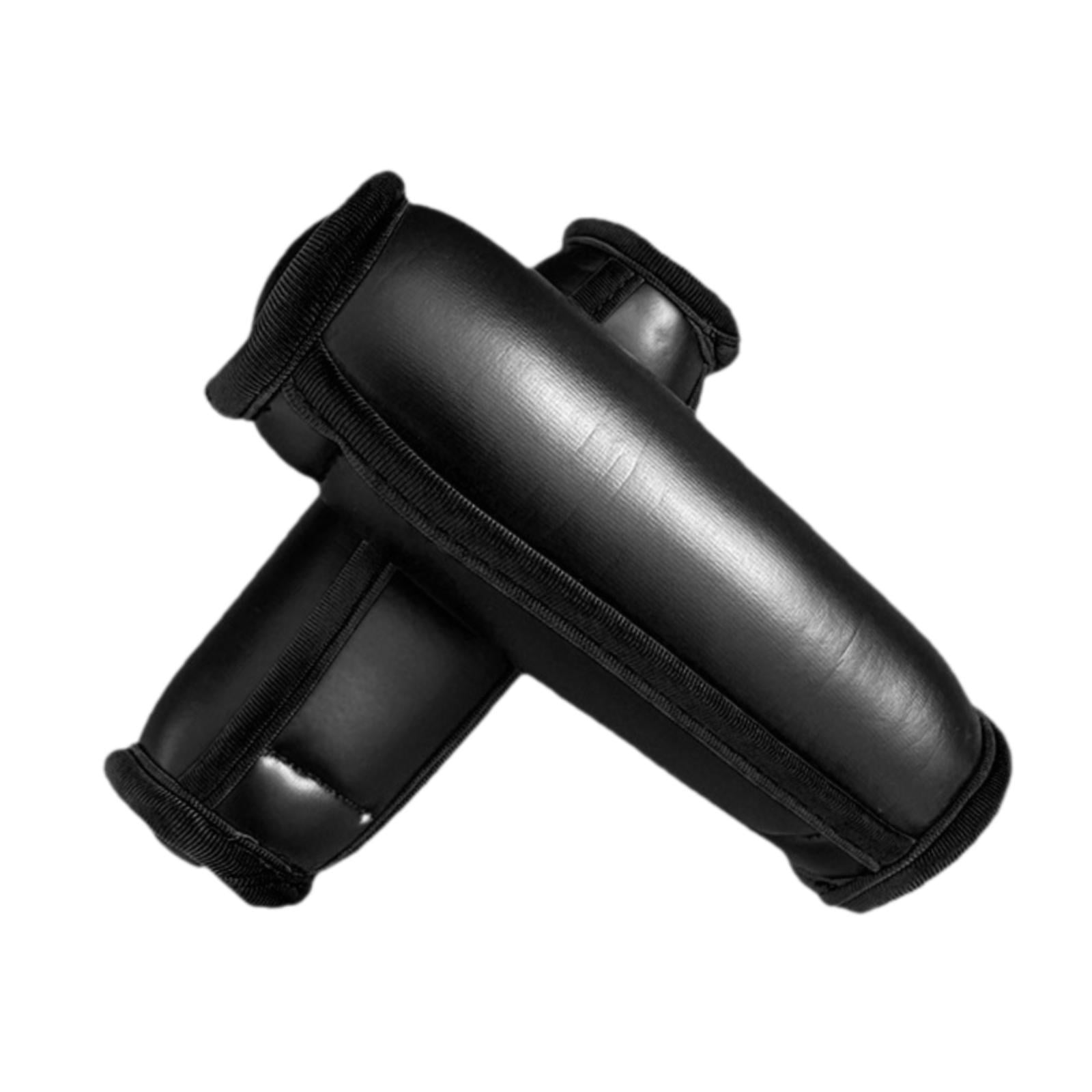 Magideal - 2 Mancuernas Blandas Con Agarre, Bolsa De Arena De Regalo, Juego De Pesas Portátiles Con Agarre Manual Y Correa De Muñeca Para Bailar Y Hacer Ejercici Negro