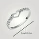 thumbnail image 4 of 1pc Heart-Shaped Love Ring for Men and Women - Stylish and Elegant Finger Jewelry, 4 of 5