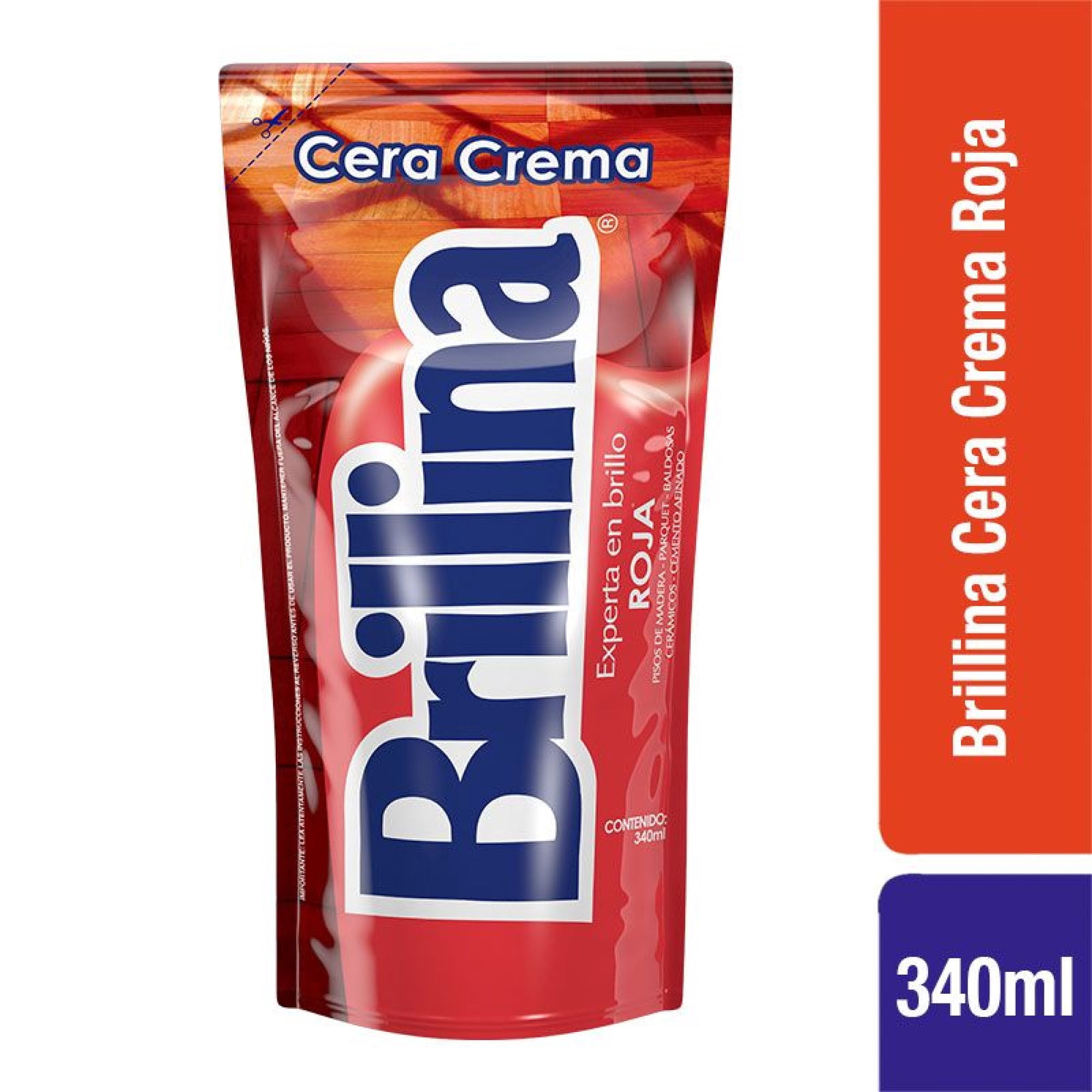 Cera Crema Rojo Doypack, 340 ml