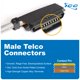thumbnail image 5 of Cable Telco ICC macho a macho, 25 pares, Cat3, 24 AWG, 7,6 m, gris, 5 of 9