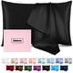 thumbnail image 1 of Funda De Almohada De Seda Seda De Morera Suave Y Transpirable Negra, 1 of 7