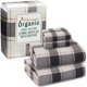 thumbnail image 1 of Sábanas de franela RUVANTI tamaño queen, 100% algodón orgánico GOTS, 1 of 9