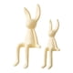 thumbnail image 1 of 2 Estatuas Decorativas De Conejo Sentado De Cerámica Para Estante, Adorno Para Sala De Estar, 1 of 3