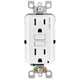 thumbnail image 1 of Tomacorriente Leviton Afci/Gfci 125V 15A 125V blanco, 1 of 2