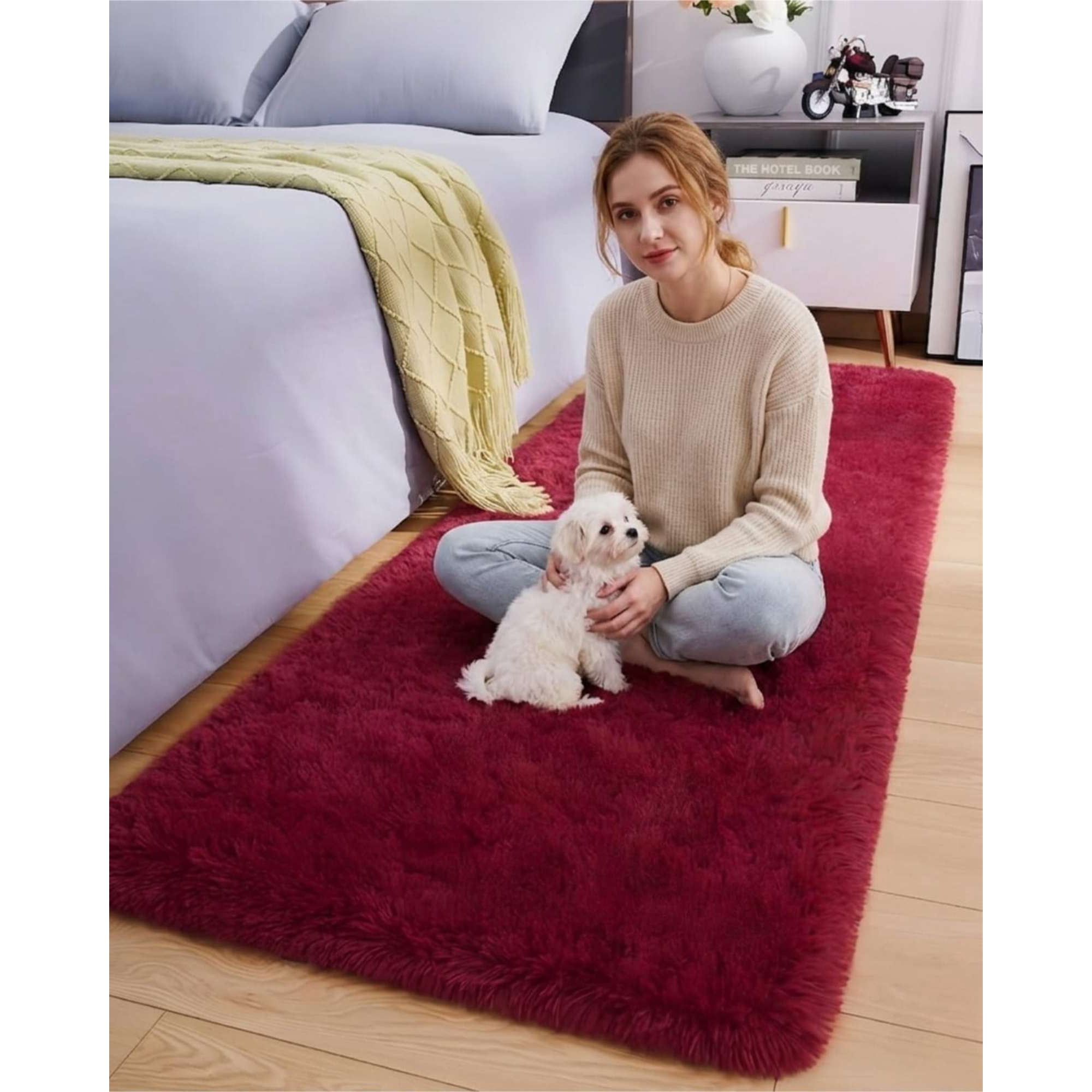 Todo Para El Hogar - Alfombra Pasillera Shaggy 70x150 Cm Pelo Largo