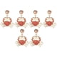 thumbnail image 5 of 3 Pares De Pendientes Colgantes Con Forma De Cangrejo Pequeño Y Diamantes, Joyería De Tendencia De Moda Que Combina Con Todo, 5 of 11