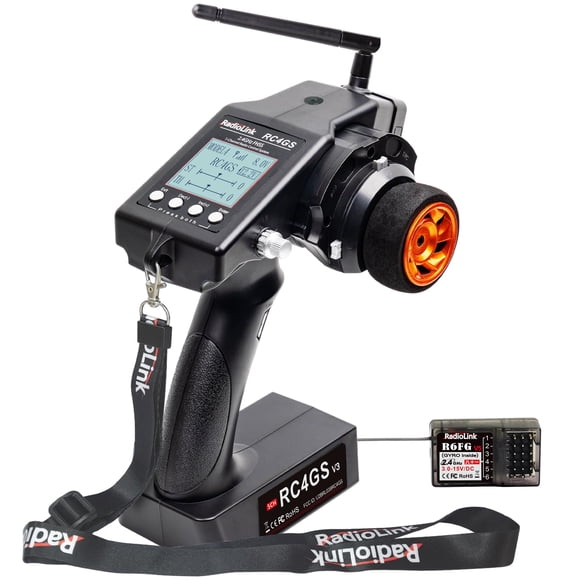 Transmisor RC Radiolink RC4GS V3 5 canales con receptor R6FG