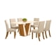 thumbnail image 1 of Juego De Comedor 6 Silla Briones Blanco Rústico, 1 of 6
