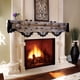 thumbnail image 2 of 1pc, Spooky Halloween Stove Towel - 19.69in x 78.74in Lace Spider Web Fireplace Cloak Scarf for Halloween Party Table Decoration and Indoor Decorations, 2 of 4