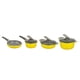 thumbnail image 3 of Batería de Cocina Alumnio Fundido 7 Piezas Con 5 Capas De Cerámica Amarillo, 3 of 13