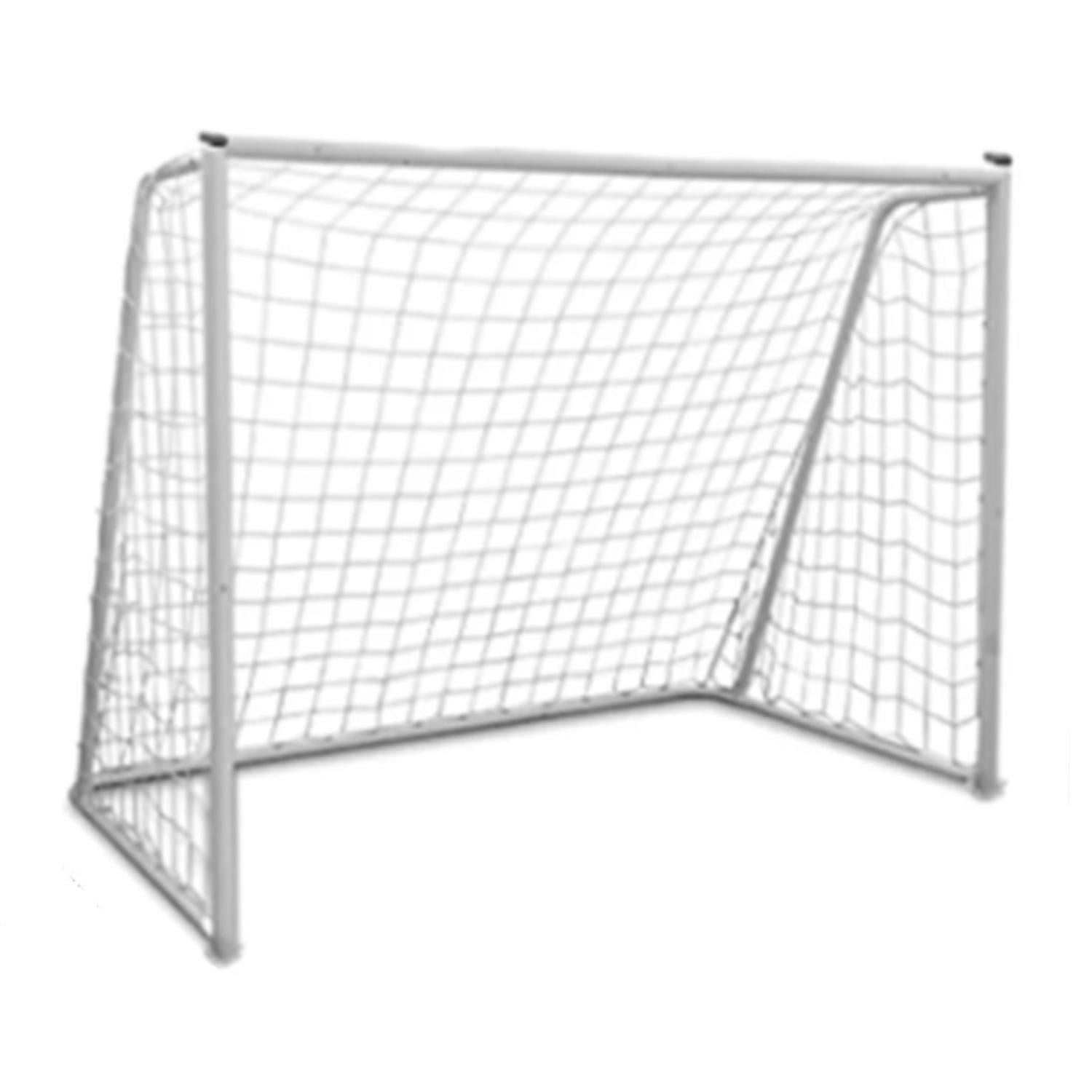 Auckland Outdoor - Arco De Futbol Niño Metalico 120x80 Cm. Con Red Blanco