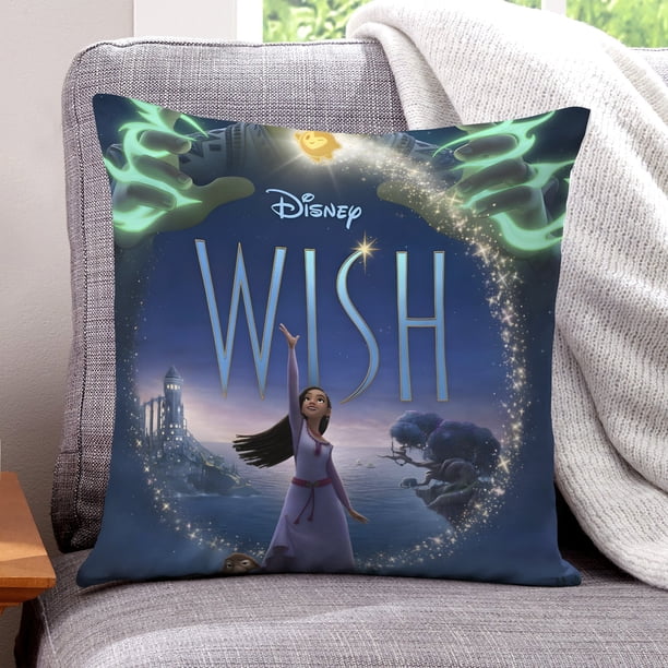 Wish: El Poder de los Deseos Fundas de almohada de terciopelo con tema, regalos de funda de almohada, decoración para el hogar, cojín de lanzar, regalo de cumpleaños para fans y parejas.50*50cm.