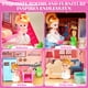 thumbnail image 3 of Doll House OCTERIC 11 habitaciones con muñecas, cachorros y muebles, color rosa, 3 of 3