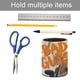 thumbnail image 5 of Los Tipos Malos-theme Cylinder Pen Holder Pencil Organizer with Flannel Lining PVC Leather Material Cardboard Base for study work 10*8CM, 5 of 6