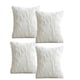 thumbnail image 1 of Set De 4 Fundas De Cojin Con Relieve 45x45cm Blanco, 1 of 4