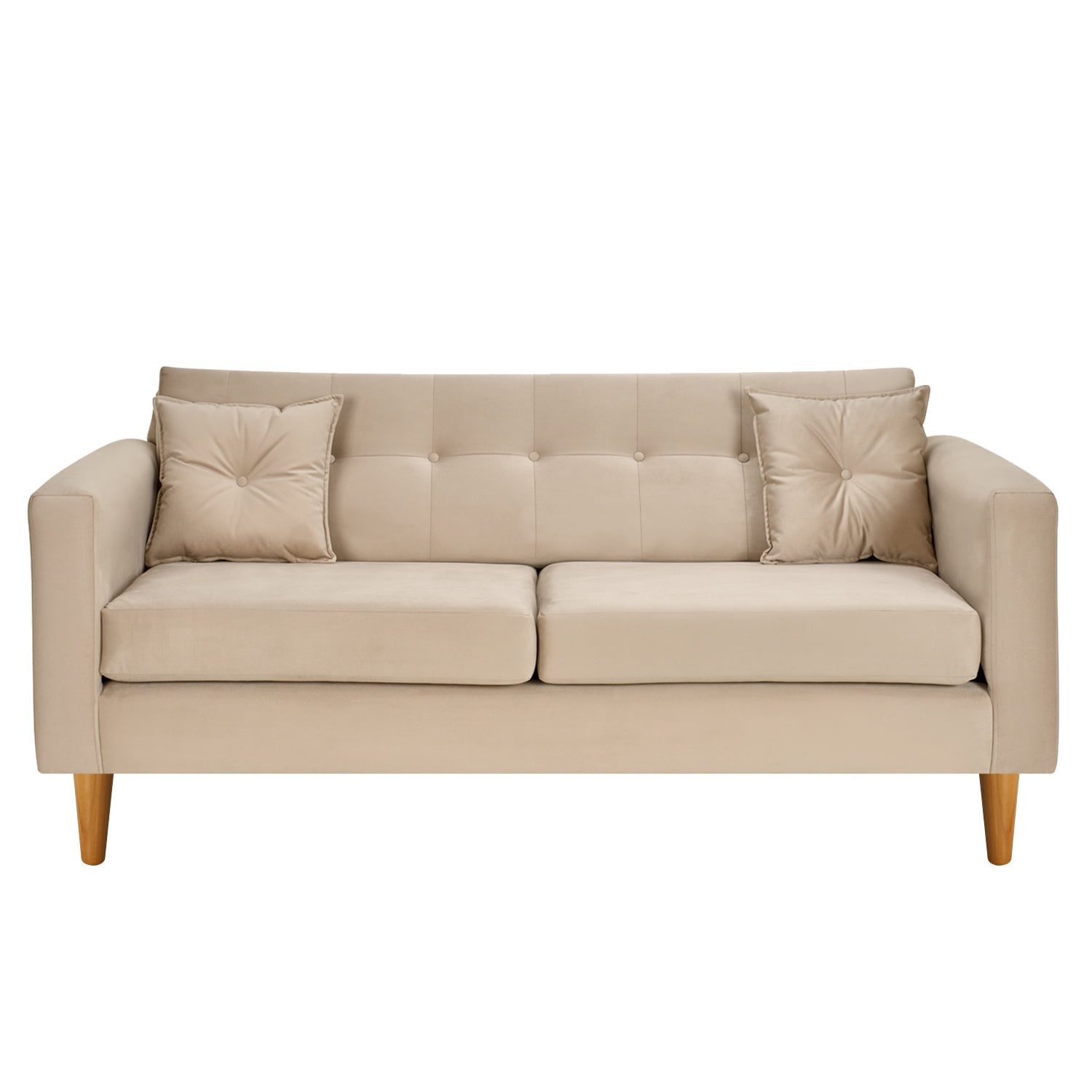 Bodevir - Sofa New Retro 3c Felpa 04 Beige