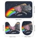 thumbnail image 3 of GATO NYAN-theme 4-Piece Shower Curtain Set with Rugs, Waterproof Bathroom Decor Set Includes Bath Mat, U-Shaped Rug, Toilet Lid Cover and Curtain with Hooks, 3 of 6