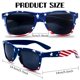 thumbnail image 3 of Gafas de Sol Donse 3 Pares con Bandera Americana y Protección UV, 3 of 7