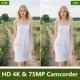 thumbnail image 2 of Cámara de video Yuejewlry 4K 75MP con tarjeta SD de 64 GB y micrófono, 2 of 7