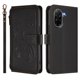 thumbnail image 2 of Funda Cartera Mariposa para [Xiaomi Redmi A5 4G] con Soporte y Cremallera Negro, 2 of 6