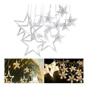 Genérico - Luces Navidad Guirnalda Estrellas Cascada