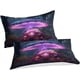 thumbnail image 3 of Funda nórdica con estampado de setas fantásticas y fundas de almohada. Juego de ropa de cama con estampado 3D y cierre de cremallera. Diseño único. Funda nórdica hipoalergénica con estampado, 3 of 3