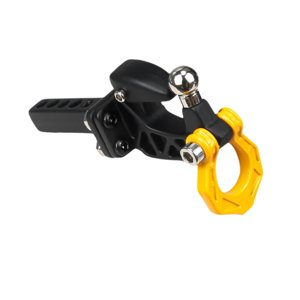 Magideal - Gancho De Tracción Para Coche De Control Remoto, Pieza De Actualización, Resistente, 1:10, 1:18, Gancho De Remolque Para Vehículos De Orugas Trx4 Rc, Amarillo