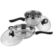 thumbnail image 3 of Bateria de Cocina de 12 Piezas Magefesa Color Plateado, 3 of 3
