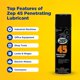 thumbnail image 2 of Lubricante Zep 45 2 × 482 g + Paño de Microfibra Azul, 2 of 6
