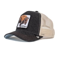 Goorin Bros. - Gorra De Camionero Goorin Bros The Farm A Cuadros Y Lana, Unisex, Negra