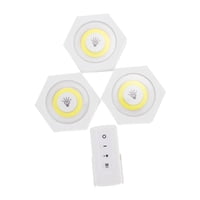 Genérico - Set Luces Pared Led Nocturo Remoto Multifuncion Rondon