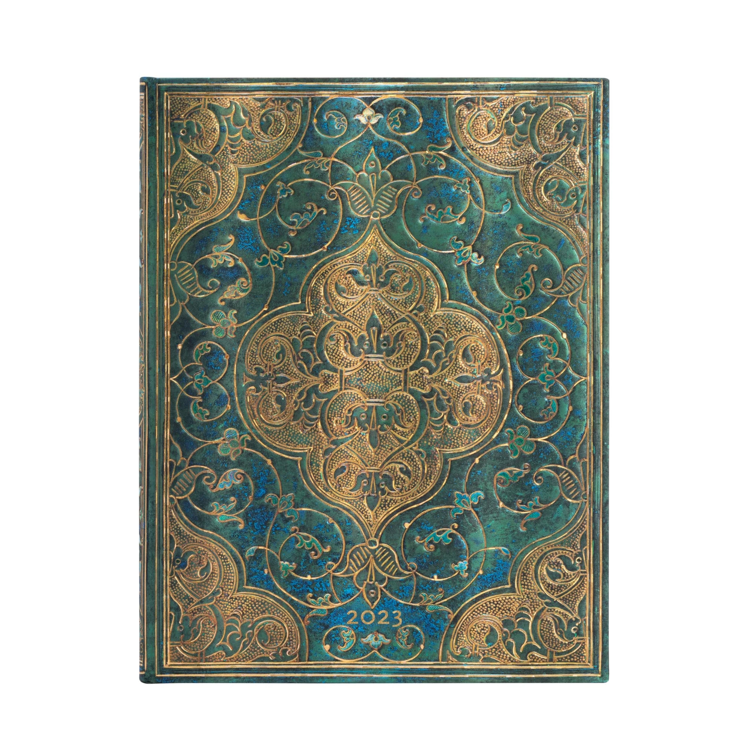 Paperblanks - Agenda 2023 Turquesa (Turquoise Chronicles), Tapa Dura, Vista Semanal, Ultra