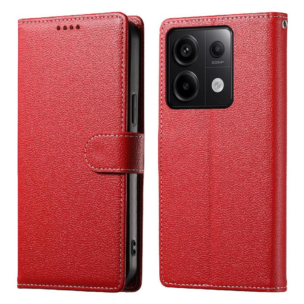 Funda Para Foxdock Xiaomi Poco X6 5G– Cuero Premium, 3 Ranuras Para Tarjetas, Protección Contra Impactos
