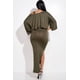 thumbnail image 5 of Conjunto de Dos Piezas de Vestido de Tirantes Midi de Rayón y Elastano Liso y Top con Capa Holgada., 5 of 5