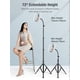 thumbnail image 4 of Soporte Para Trípode De Metal Para Ipad Con Cuello De Cisne Ajustable De 72 Pulgadas, 4 of 9