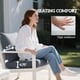 thumbnail image 5 of Juego de 4 cojines para silla de exterior Outsunny gris 61 x 61 cm, 5 of 9