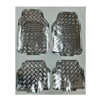 Mundo Accesorios - Alfombra Auto Goma Tuning 4 Piezas Gris Carbon