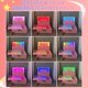 thumbnail image 2 of Caja de Almacenamiento Usoway 27x17x13 cm LED Rosa con Cerradura de Madera, 2 of 6