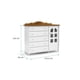 thumbnail image 5 of Comoda Mudador Provence Slim 5 Cajones Puerta - Barra Colgador Blanco Miel, 5 of 5