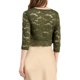 thumbnail image 3 of INSPIRE CHIC Chaquetas de Mujer de Encaje Floral con Mangas 3/4 Cárdigan Transparente Talla XL Verde Oliva, 3 of 7