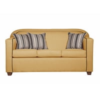 Ruzam Mobel - Sofá 3 Cuerpos Zafiro Mostaza