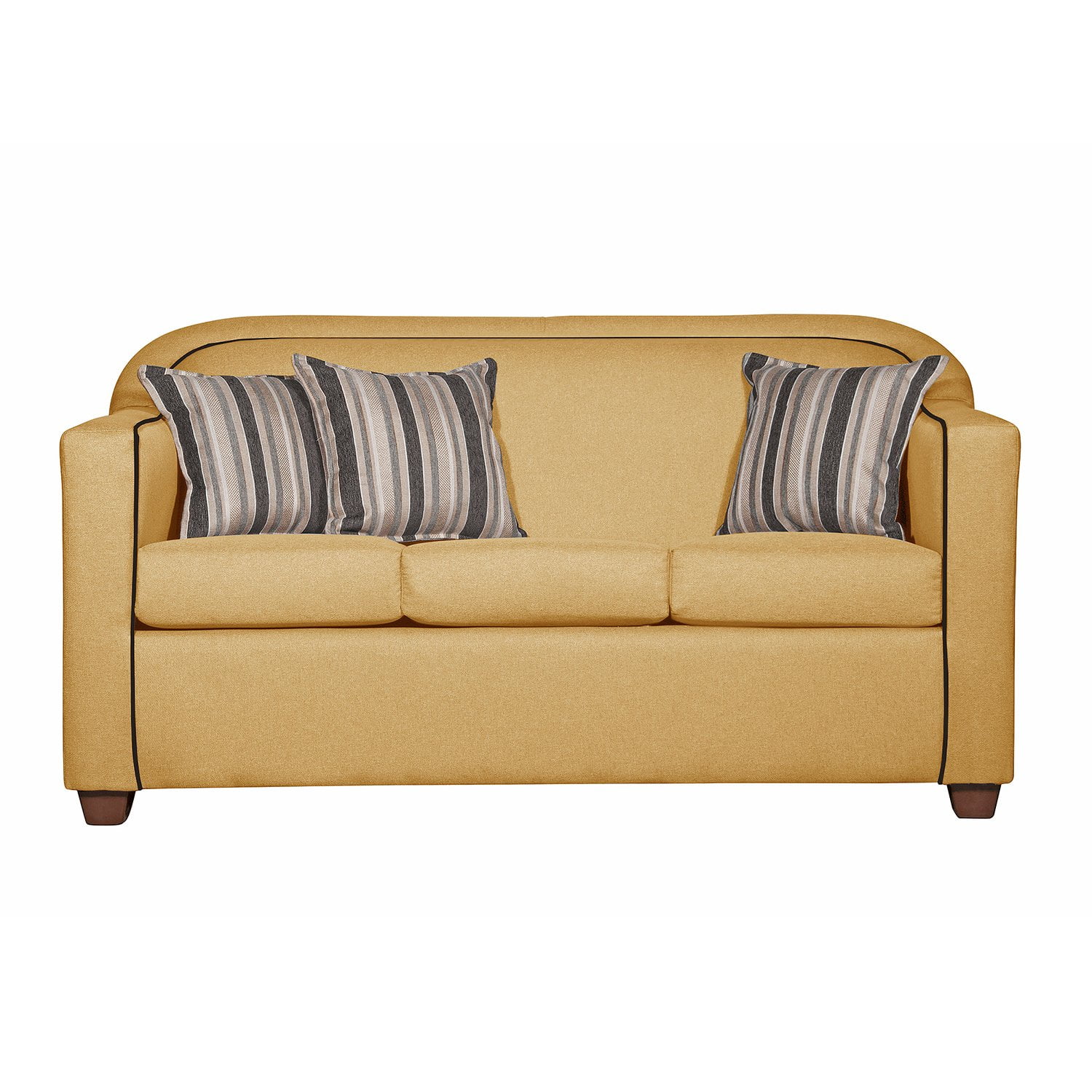 Ruzam Mobel - Sofá 3 Cuerpos Zafiro Mostaza