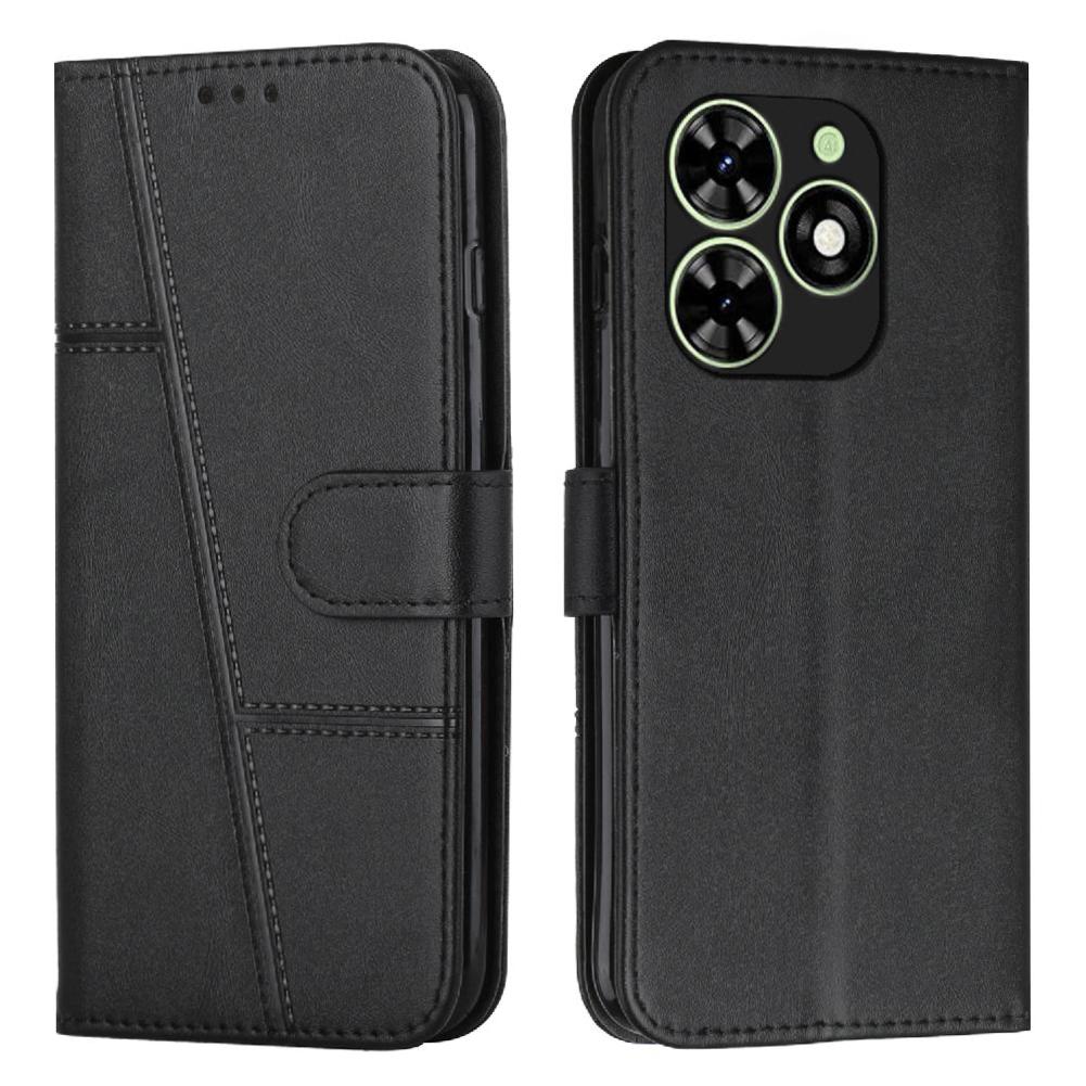 Foxdock - Funda Flip Para Tecno Spark Go 2024 – Carcasa Delgada Y Resistente A Impactos Con Soporte Para Uso Diario Y Profesional